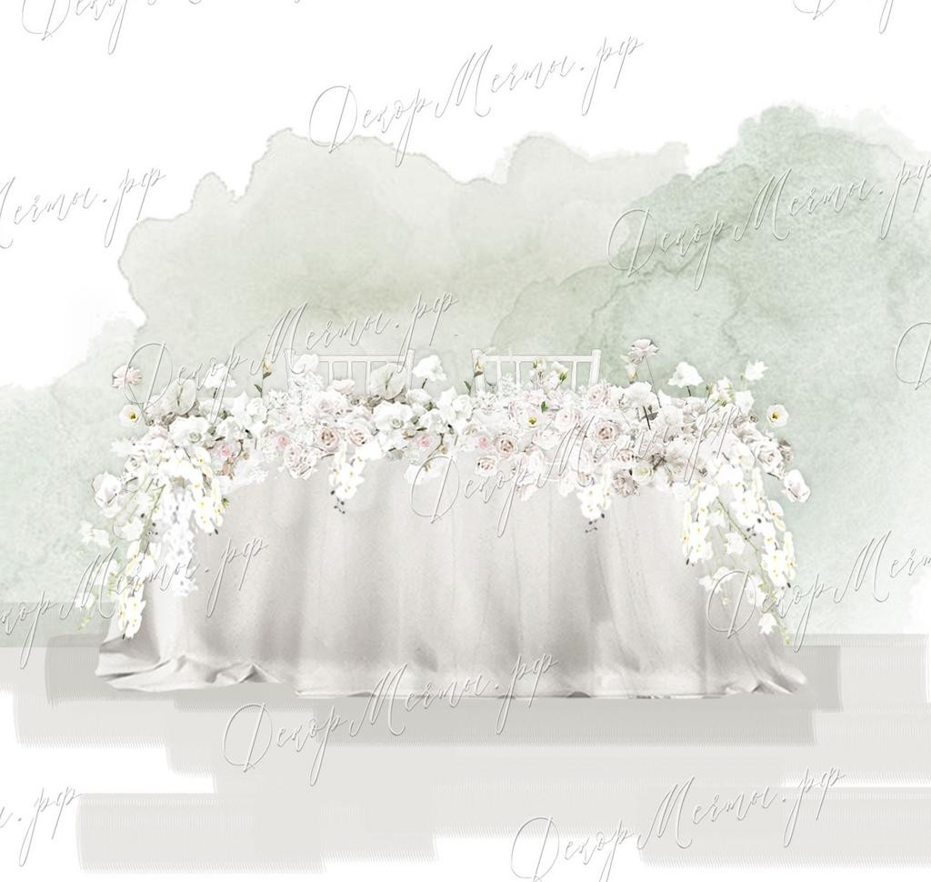 ПРЕЗИДИУМ с настольной ниспадающей композицией классика