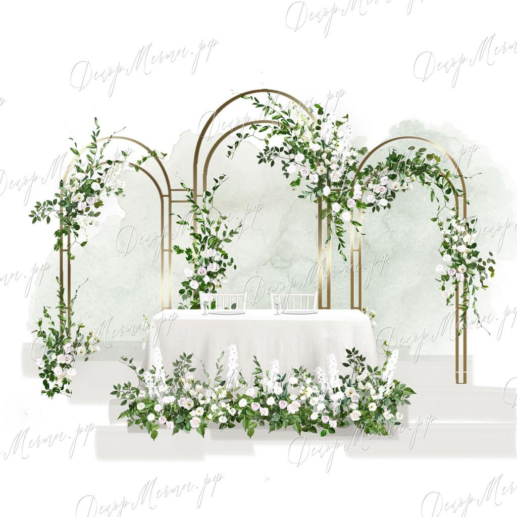 ПРЕЗИДИУМ и фон Византия бело-зеленый