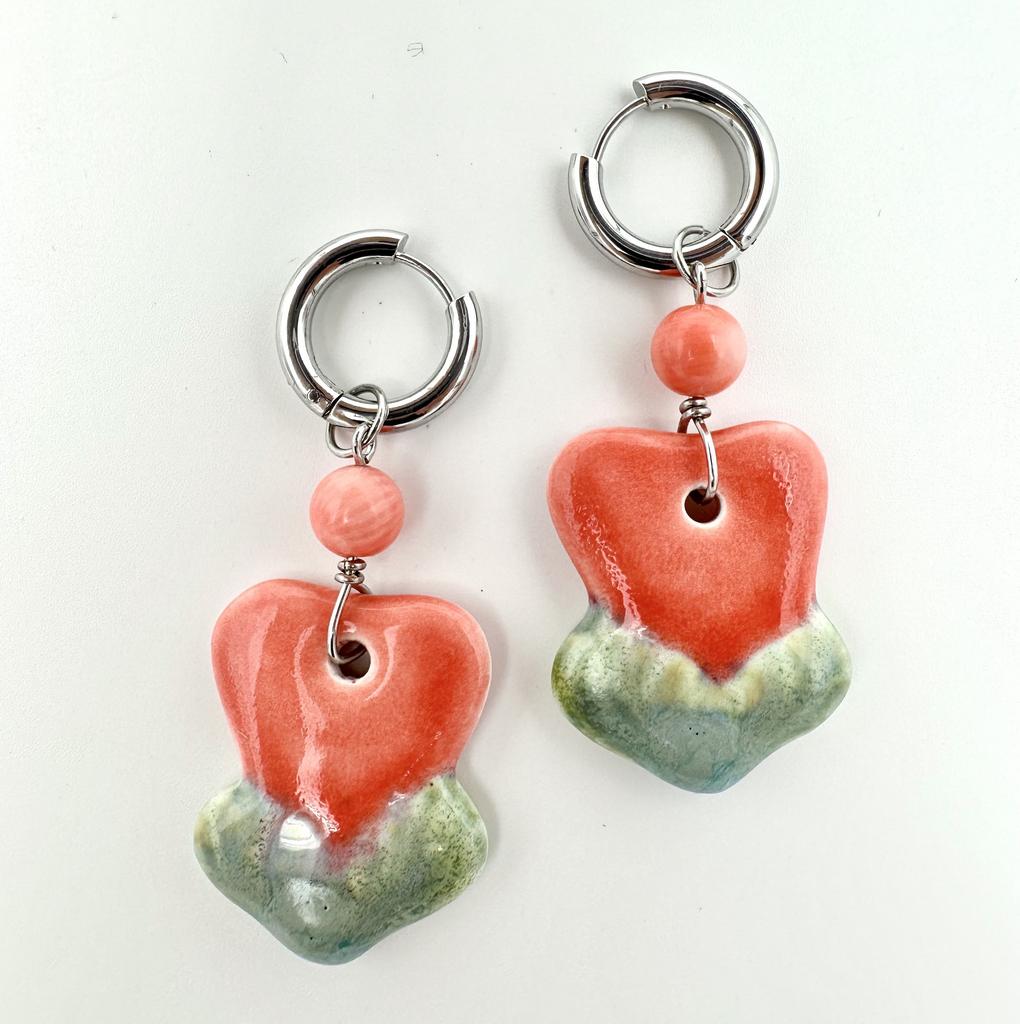 Серьги Цветок