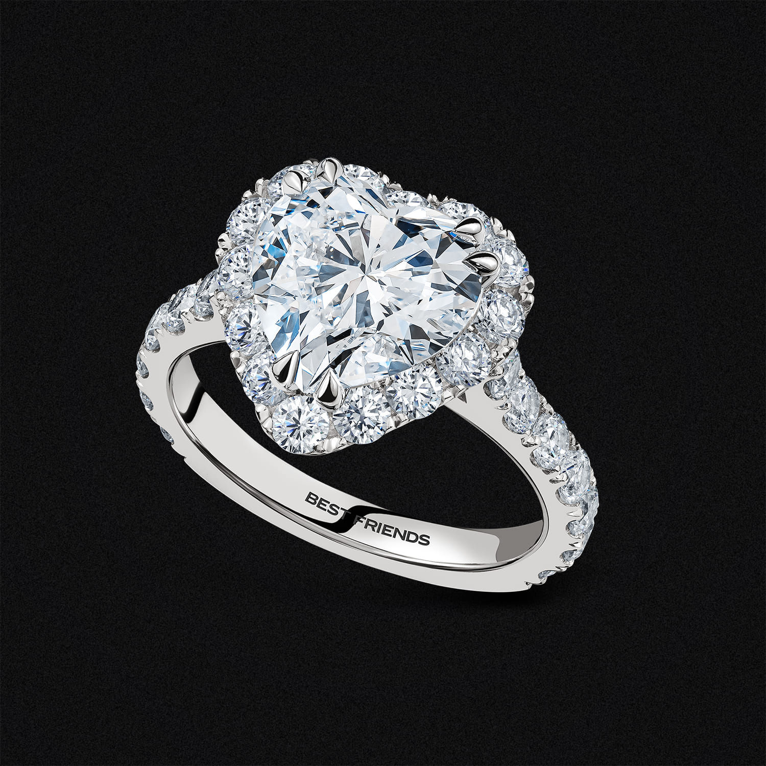 Diamond Ring Heart