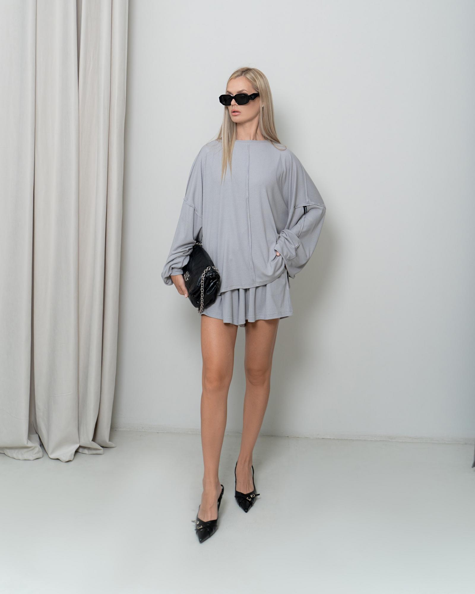 Лонг autumn24  grey лапша