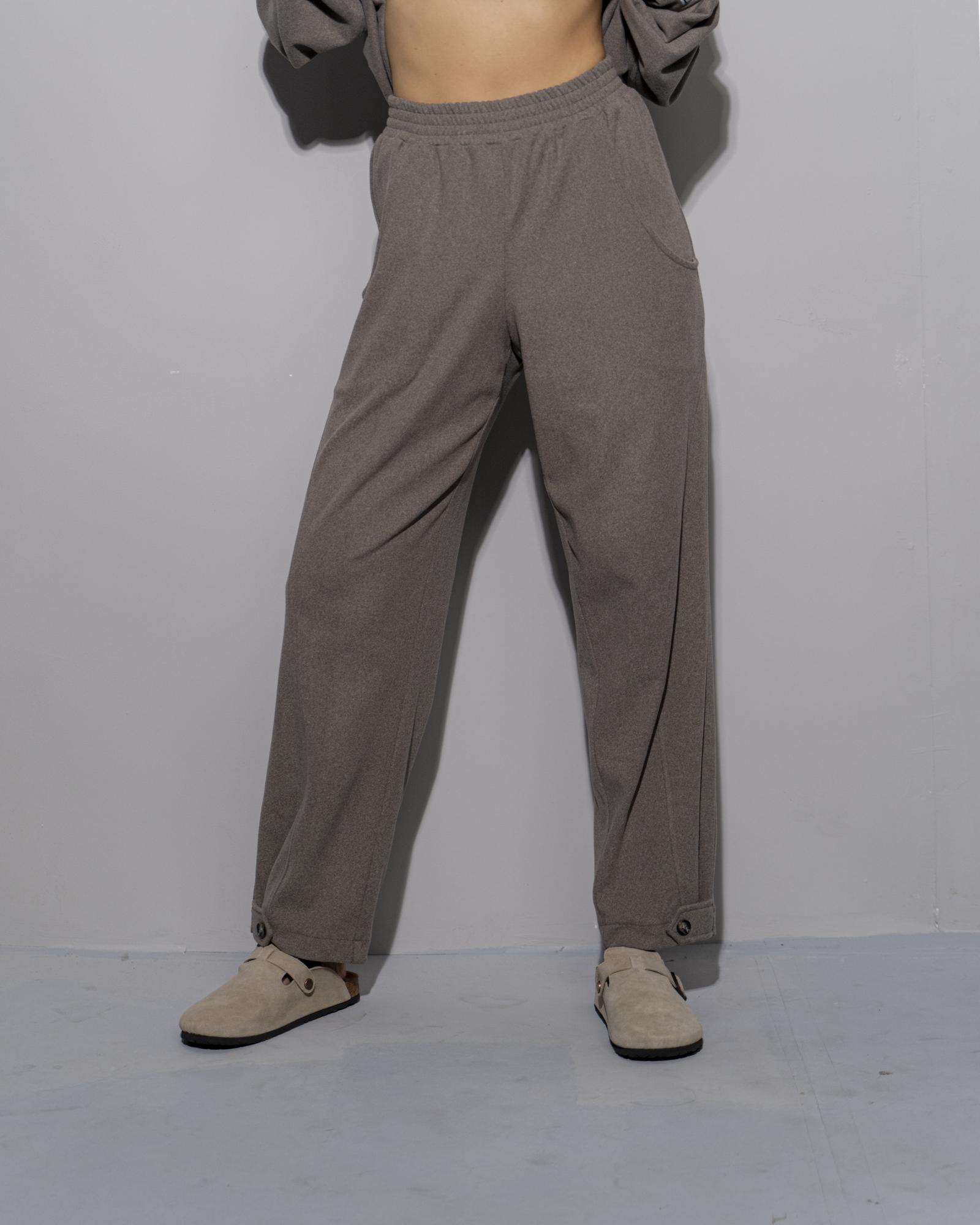 Джогеры NEW фланель Grey-Brown