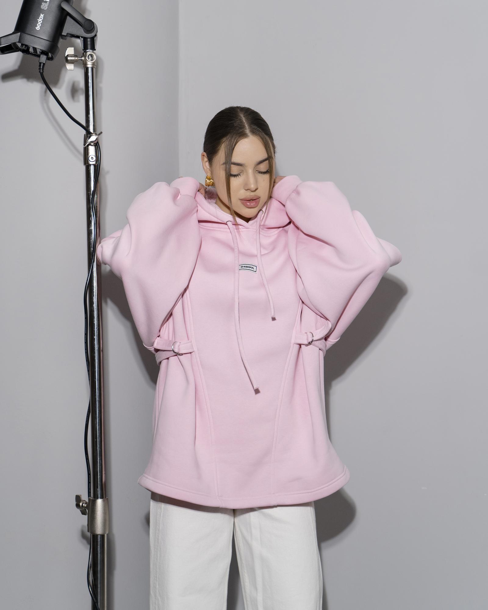 Худи с утяж. Pink
