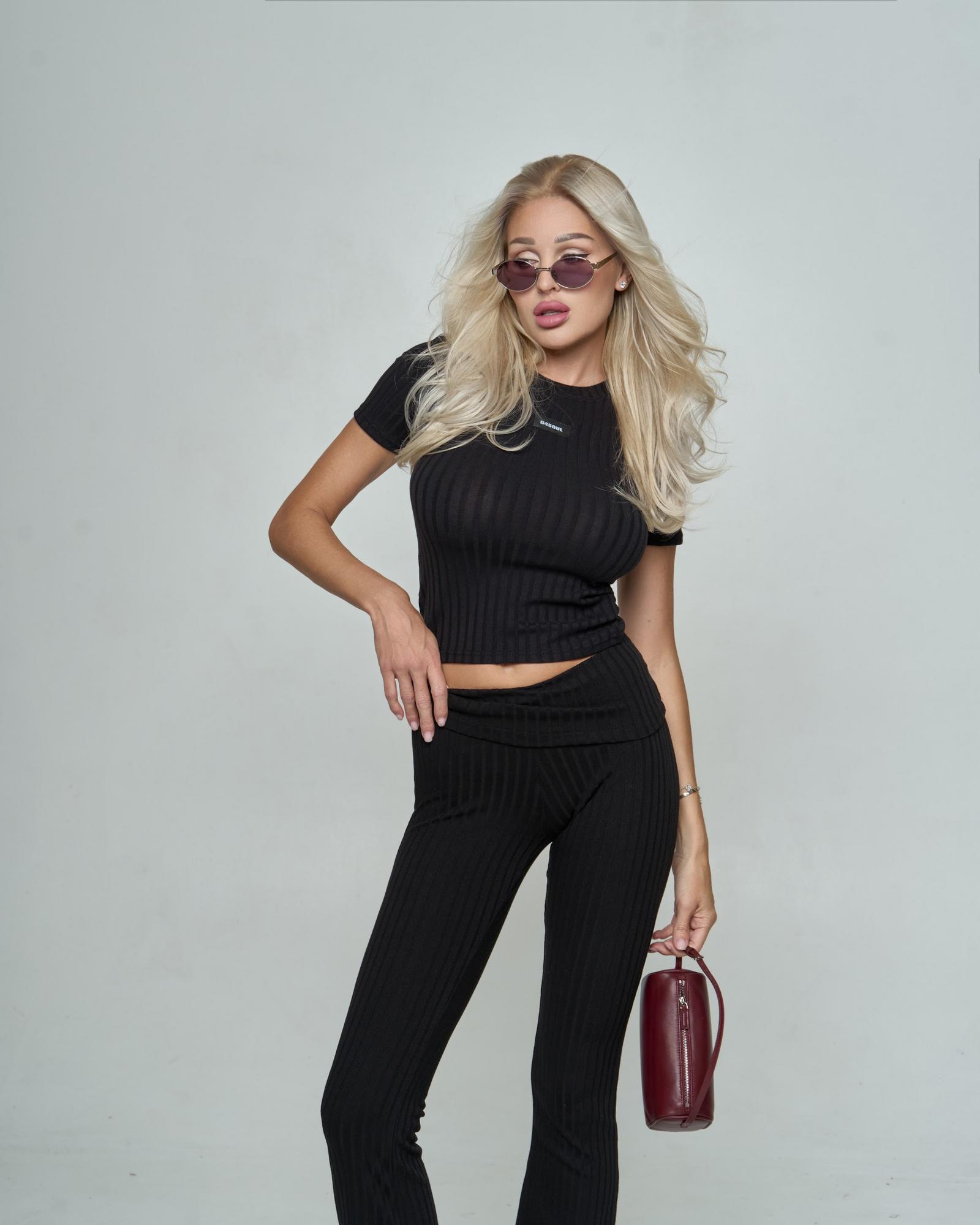 Футболка Mini25 black лапша