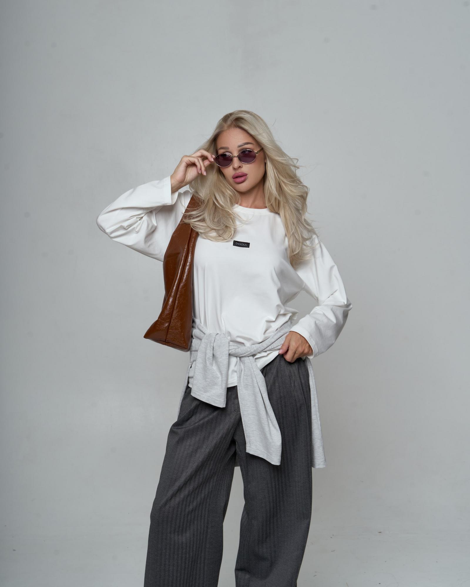 Лонгслив auth25 White