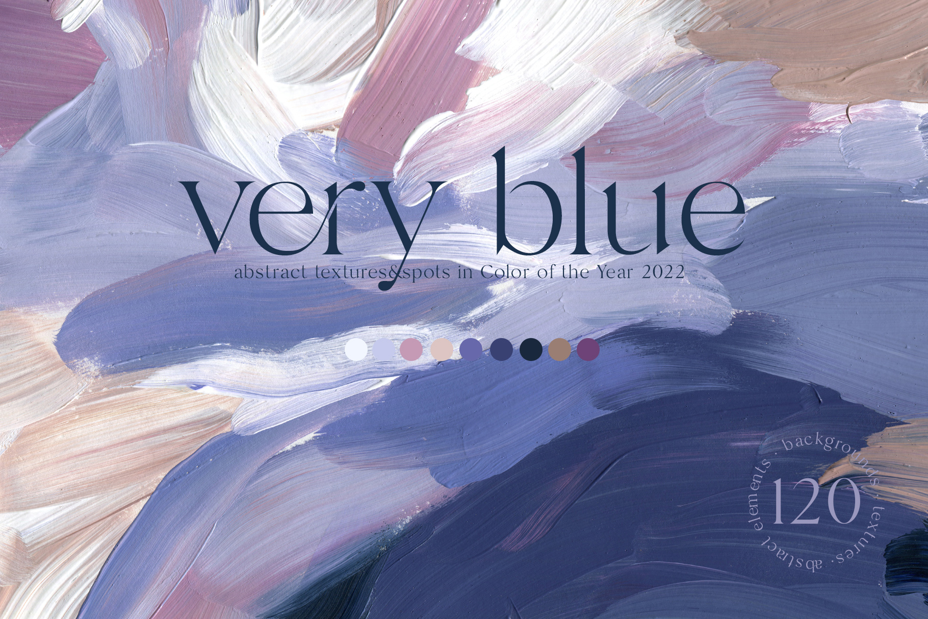 Very Blue abstract texture background for design