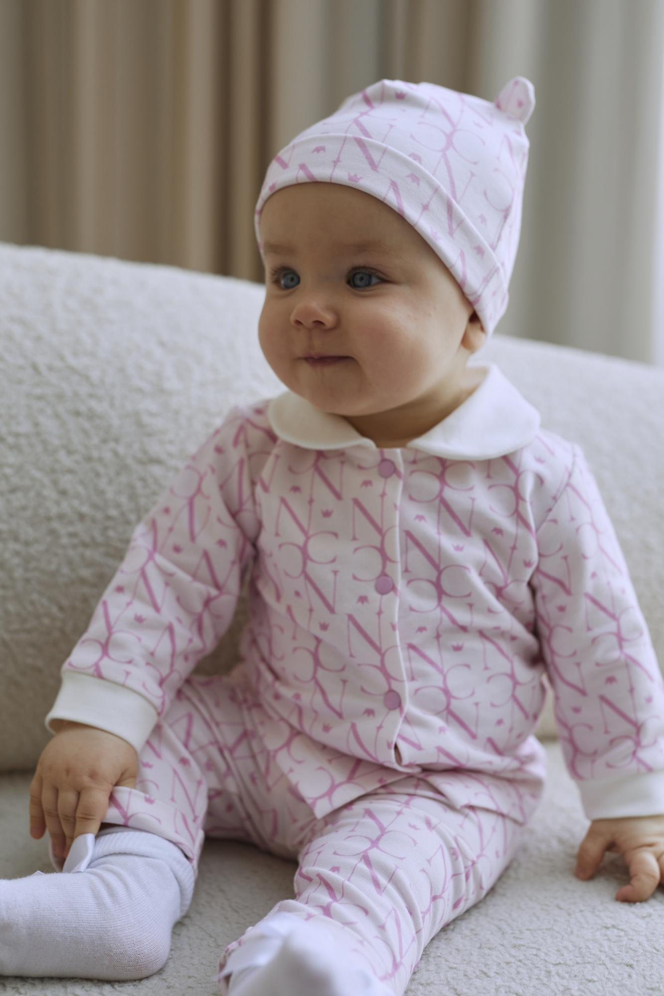 Комплект «Nicoletta», розовые буквы