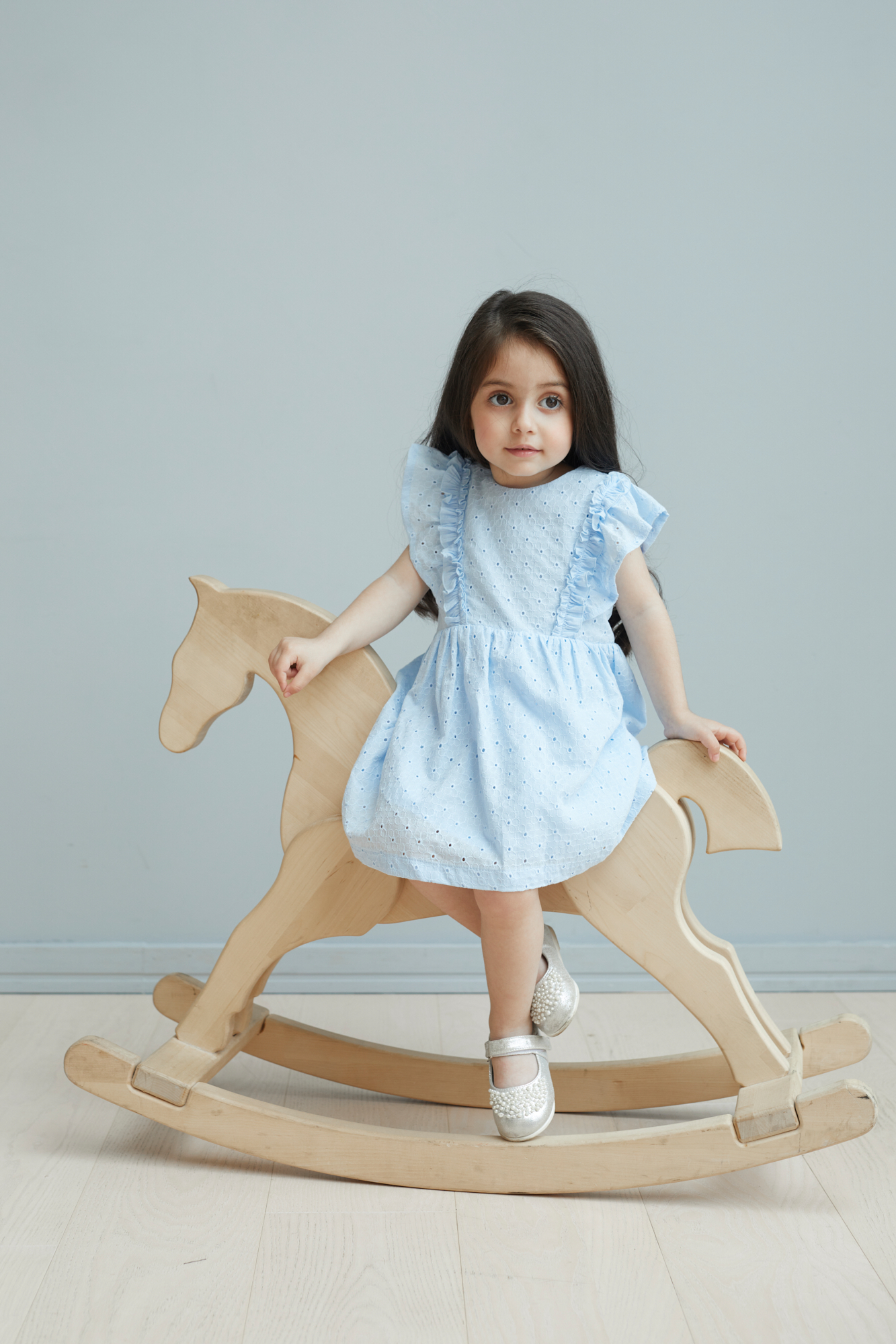 Платье, голубое