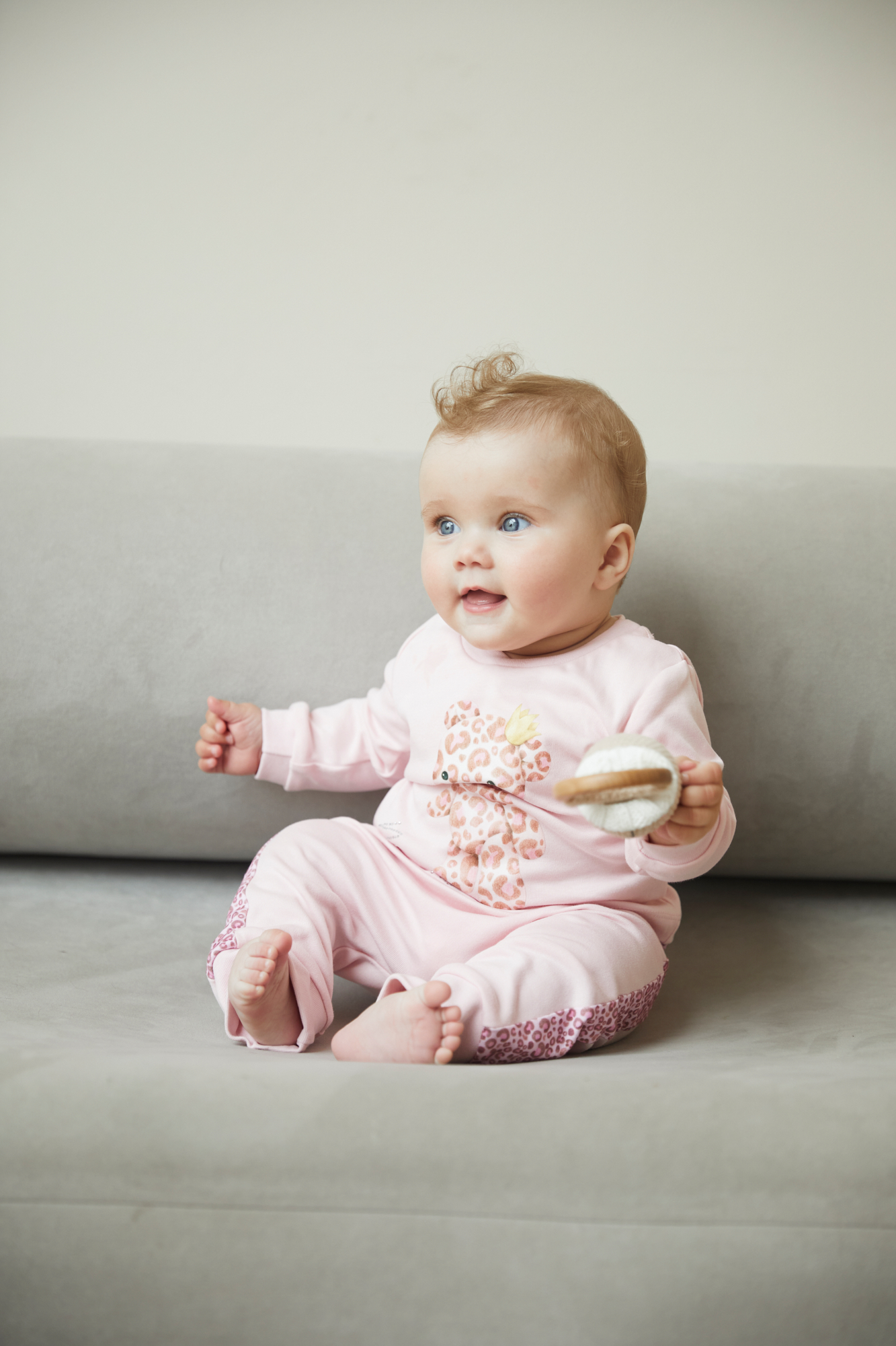 Лонгслив «Мишка-леопард»