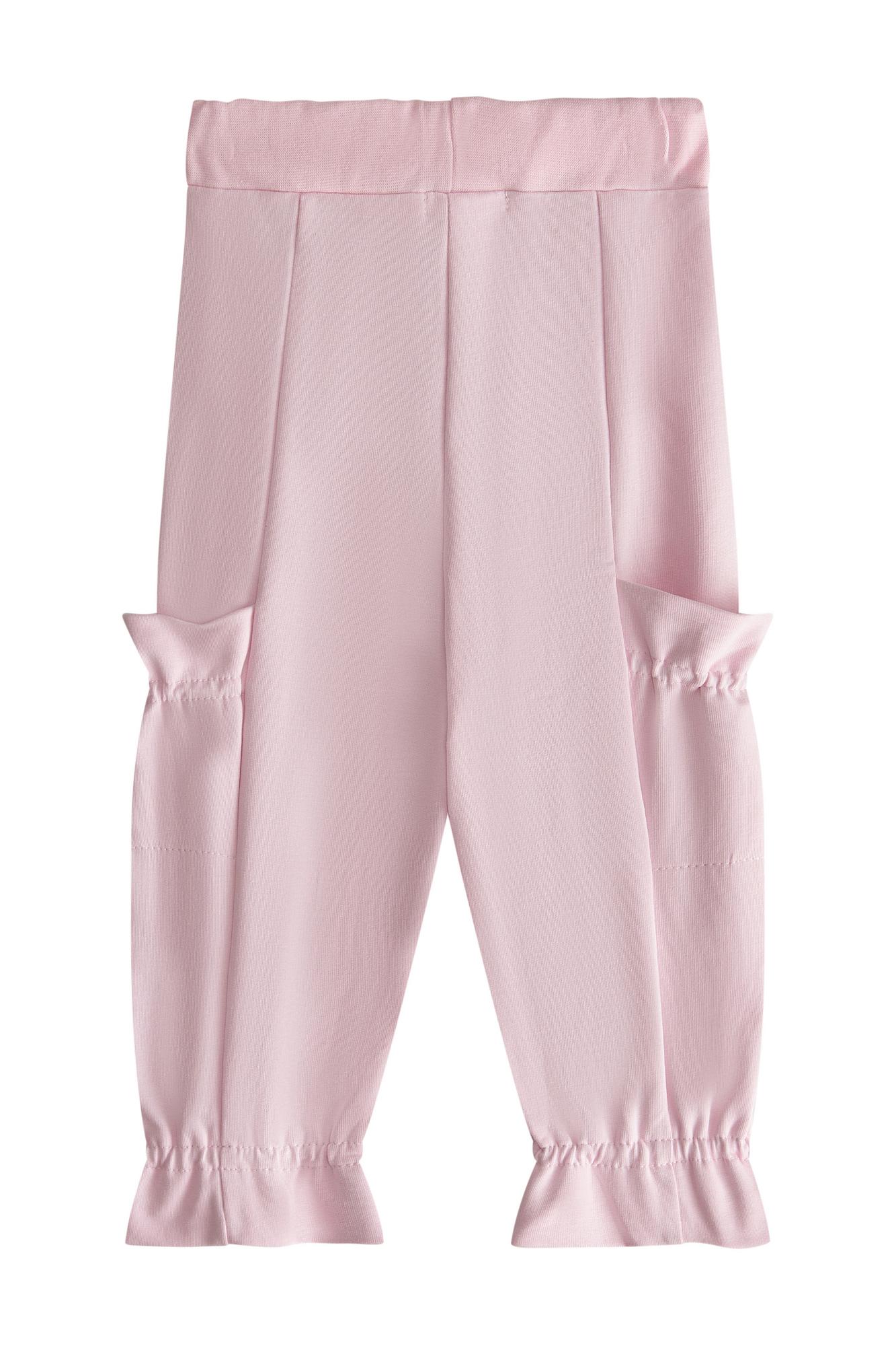 Джоггеры с карманами, розовые