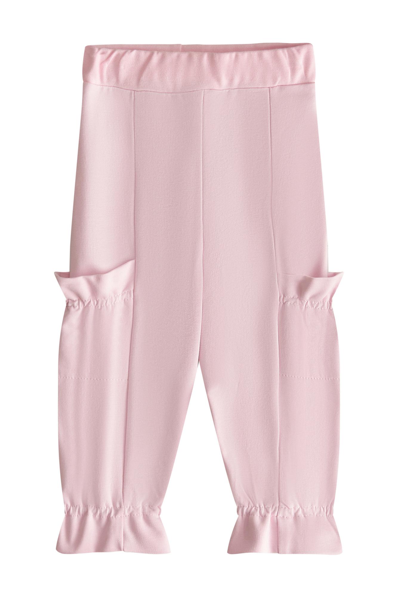 Джоггеры с карманами, розовые