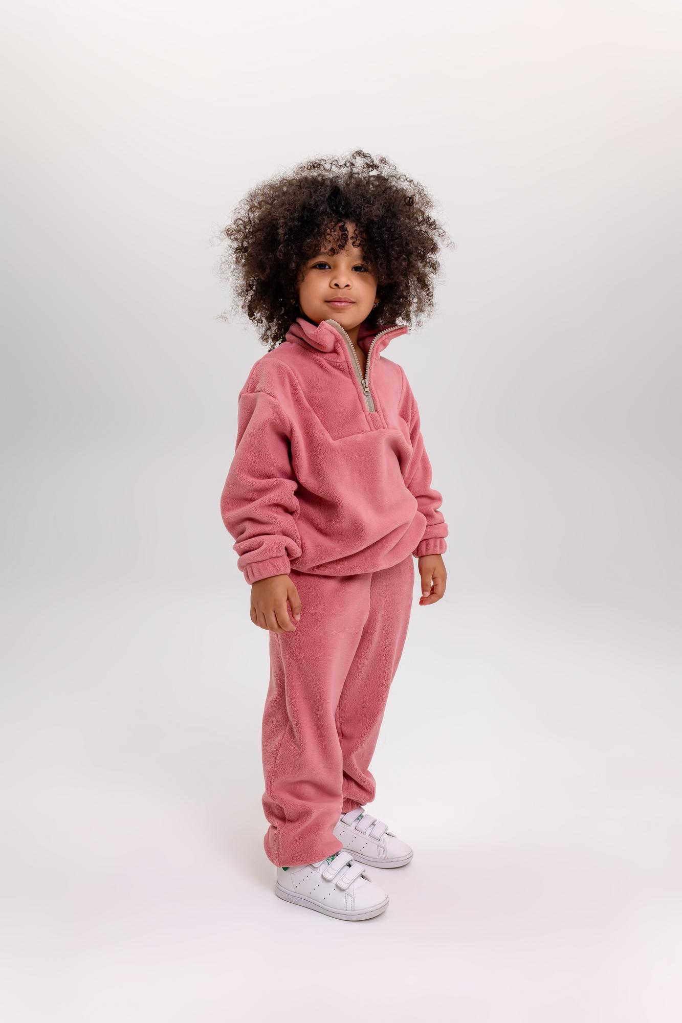 Костюм флисовый, пыльная роза