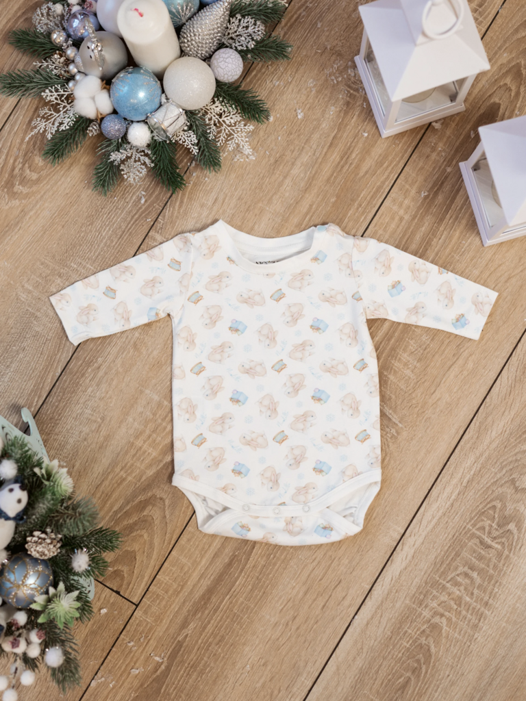 Боди «Зайка с подарками»