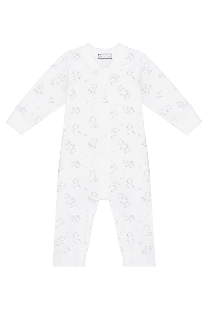 Слип без ножек «Серые мишки»