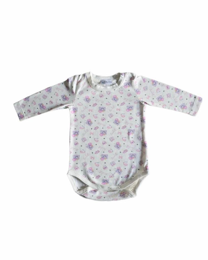 Боди-лонгслив «Сиреневые сумочки»