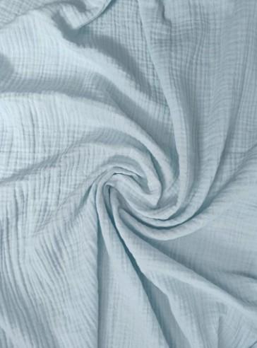 Муслиновая пеленка, голубая