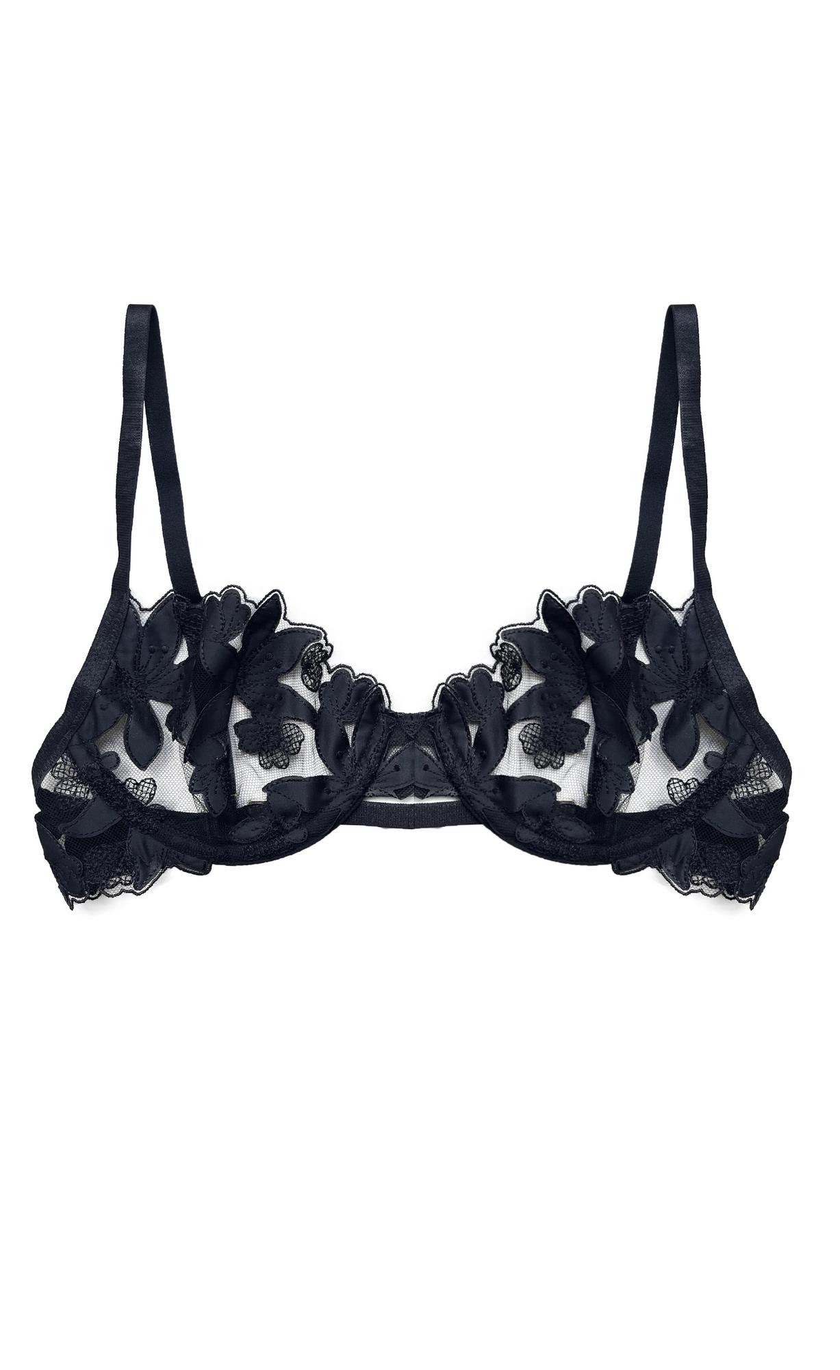 Бюстгальтер  Les Fleurs Black
