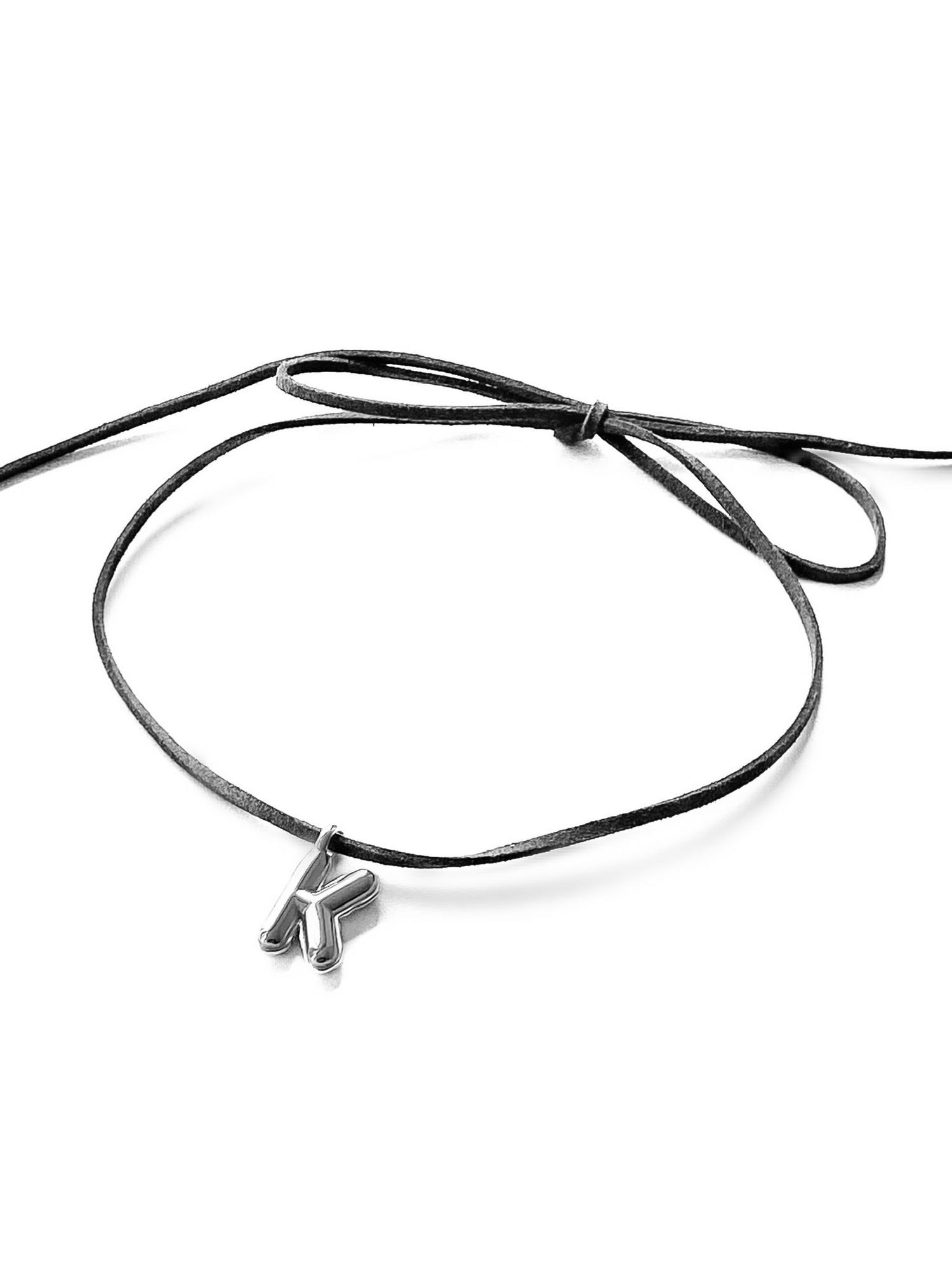 Серебряная подвеска-буква "Balloon" К