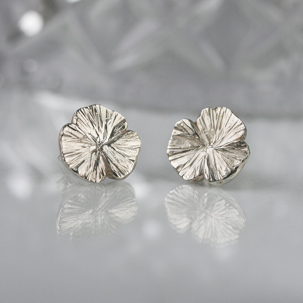 Серьги Клевер