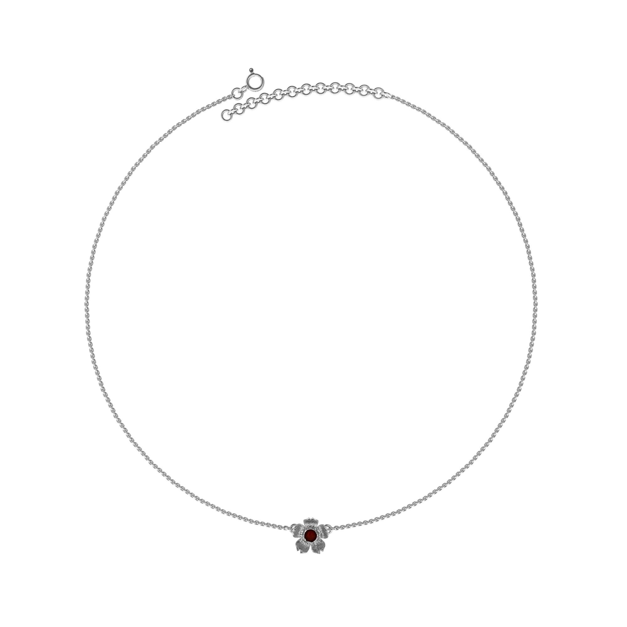 Колье с натуральным янтарем