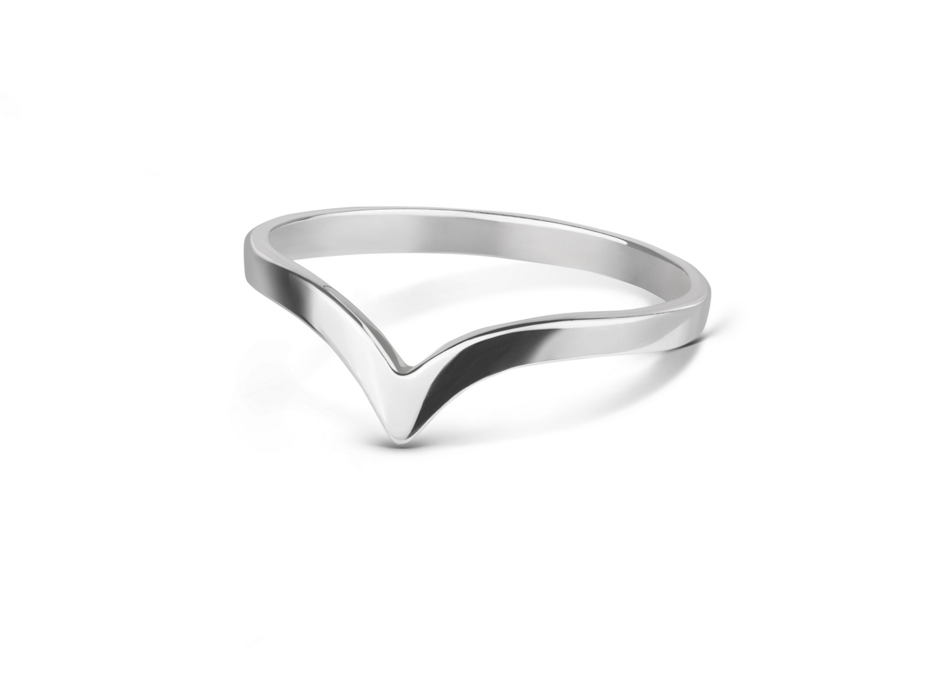 фаланговое кольцо-галочка