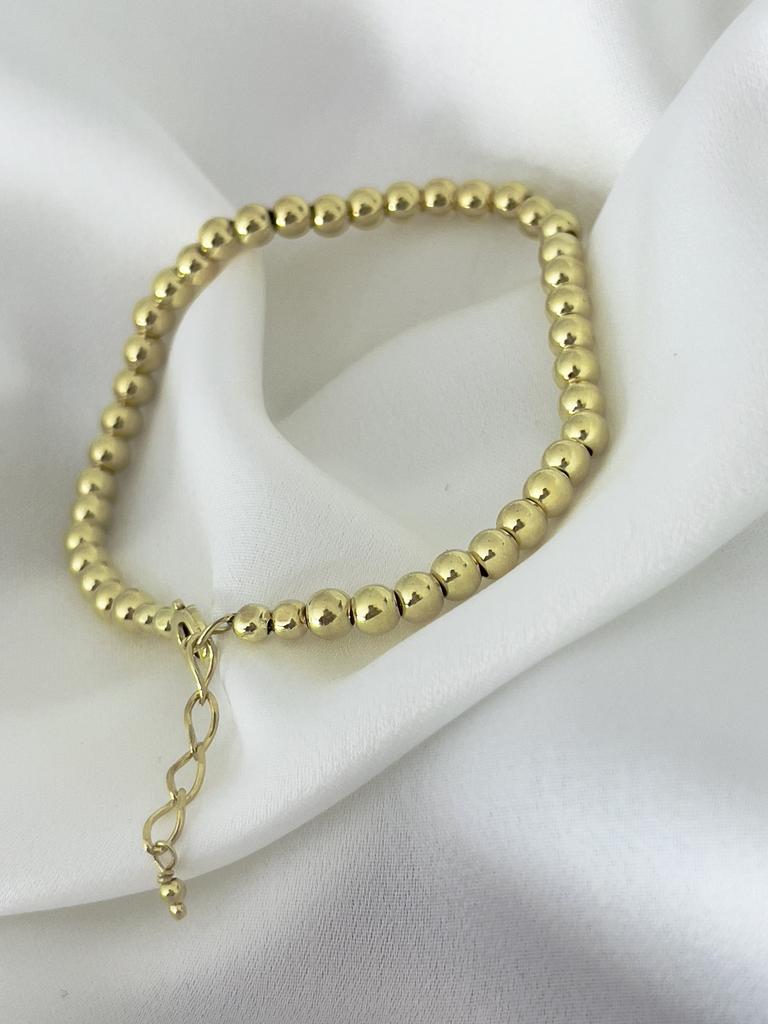 Bracelet with beads 4 mm