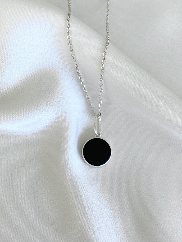 Pendant "Full moon onyx"