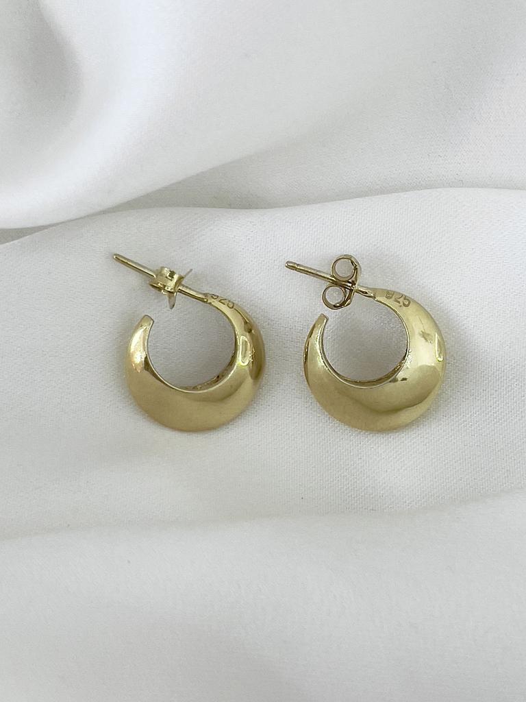Earrings "Classic moon"