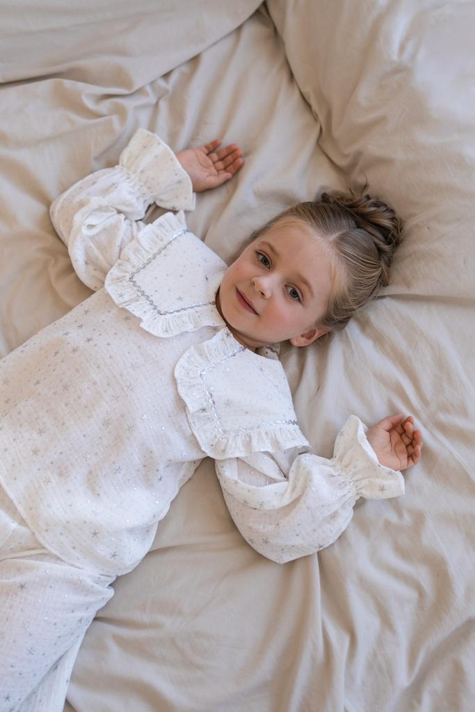 Костюм из муслина с глиттером