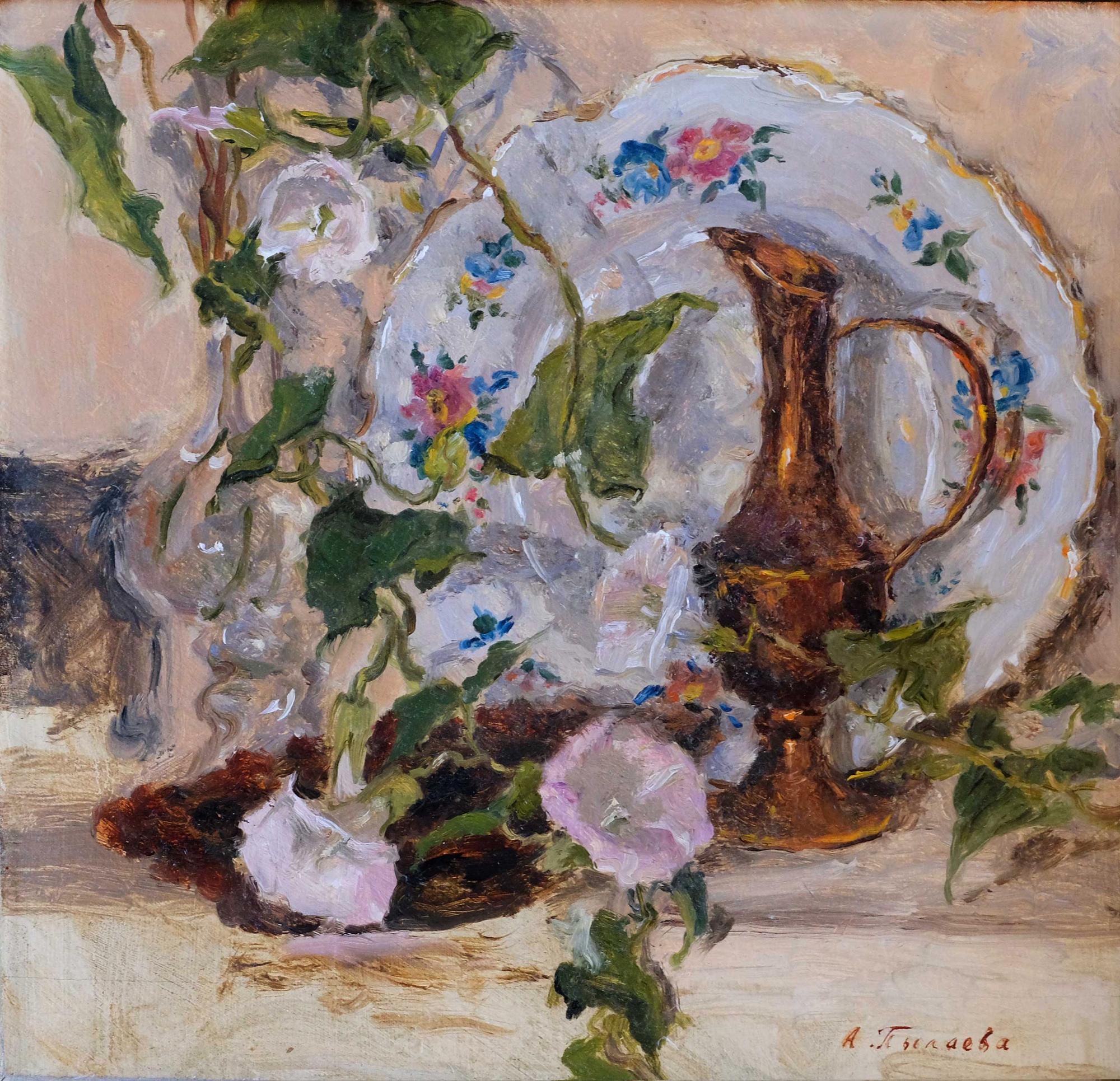 Картина "Натюрморт с вьюнком"