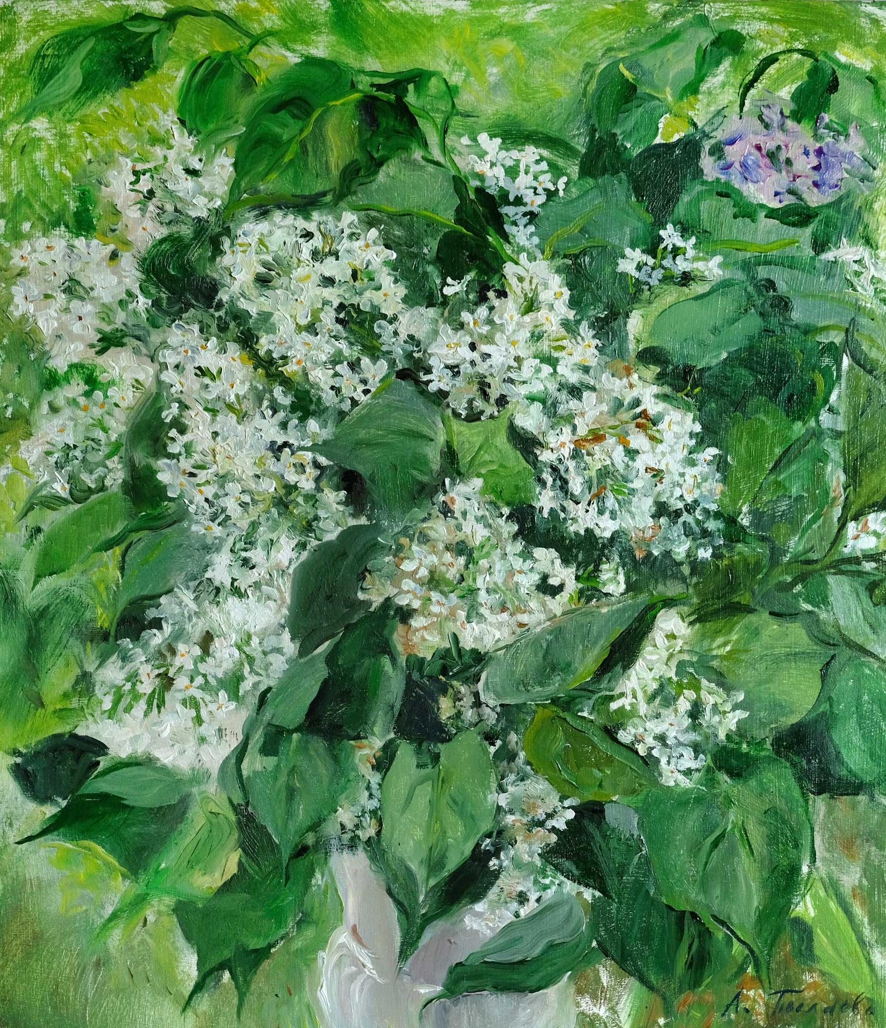 Этюд с белой сиренью