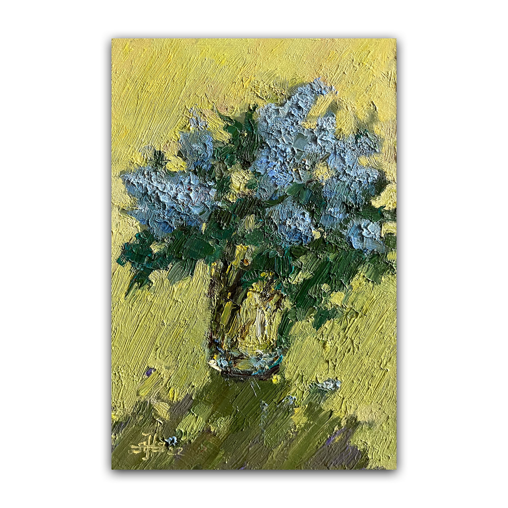 Картина "Голубая сирень"