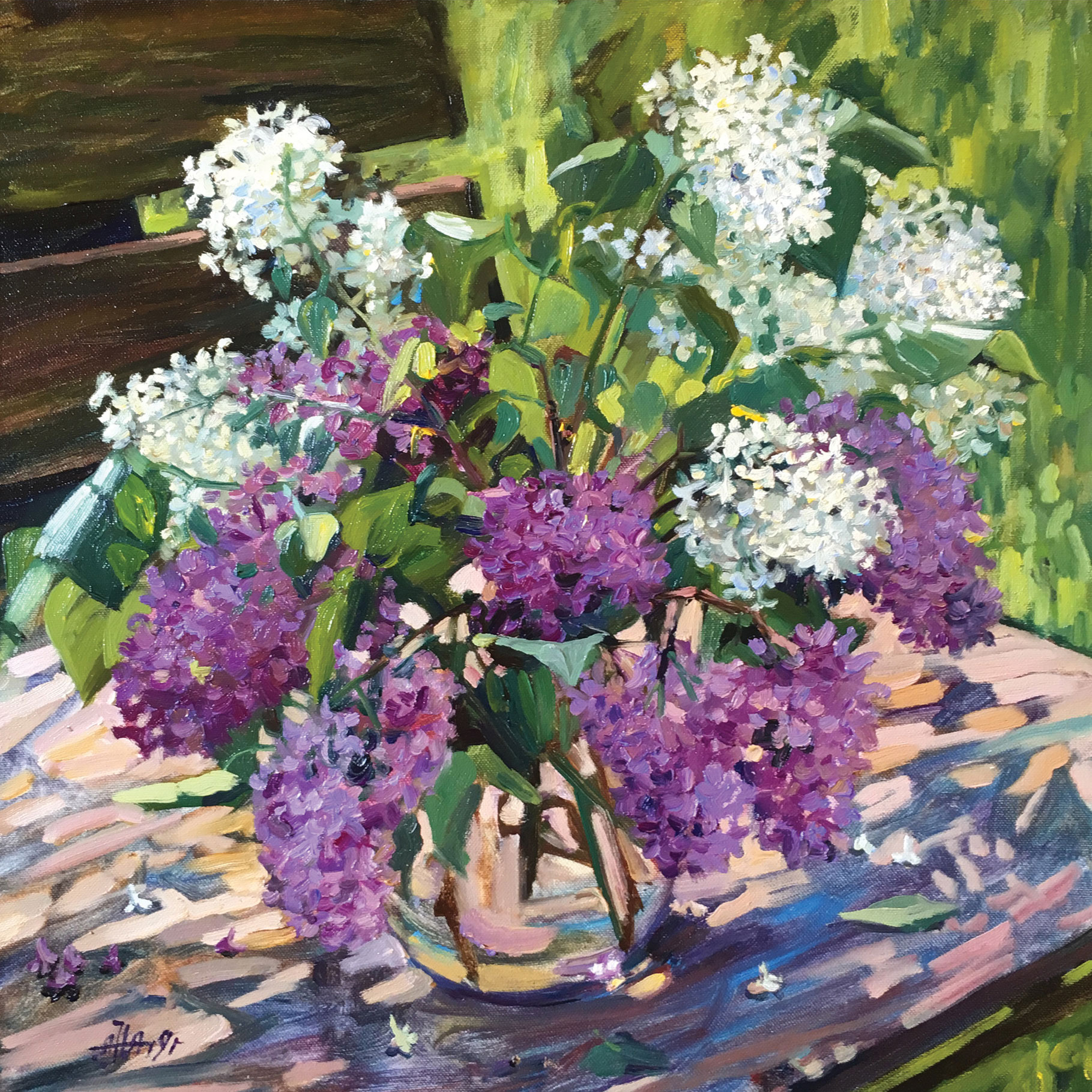 Открытка "Сирень"