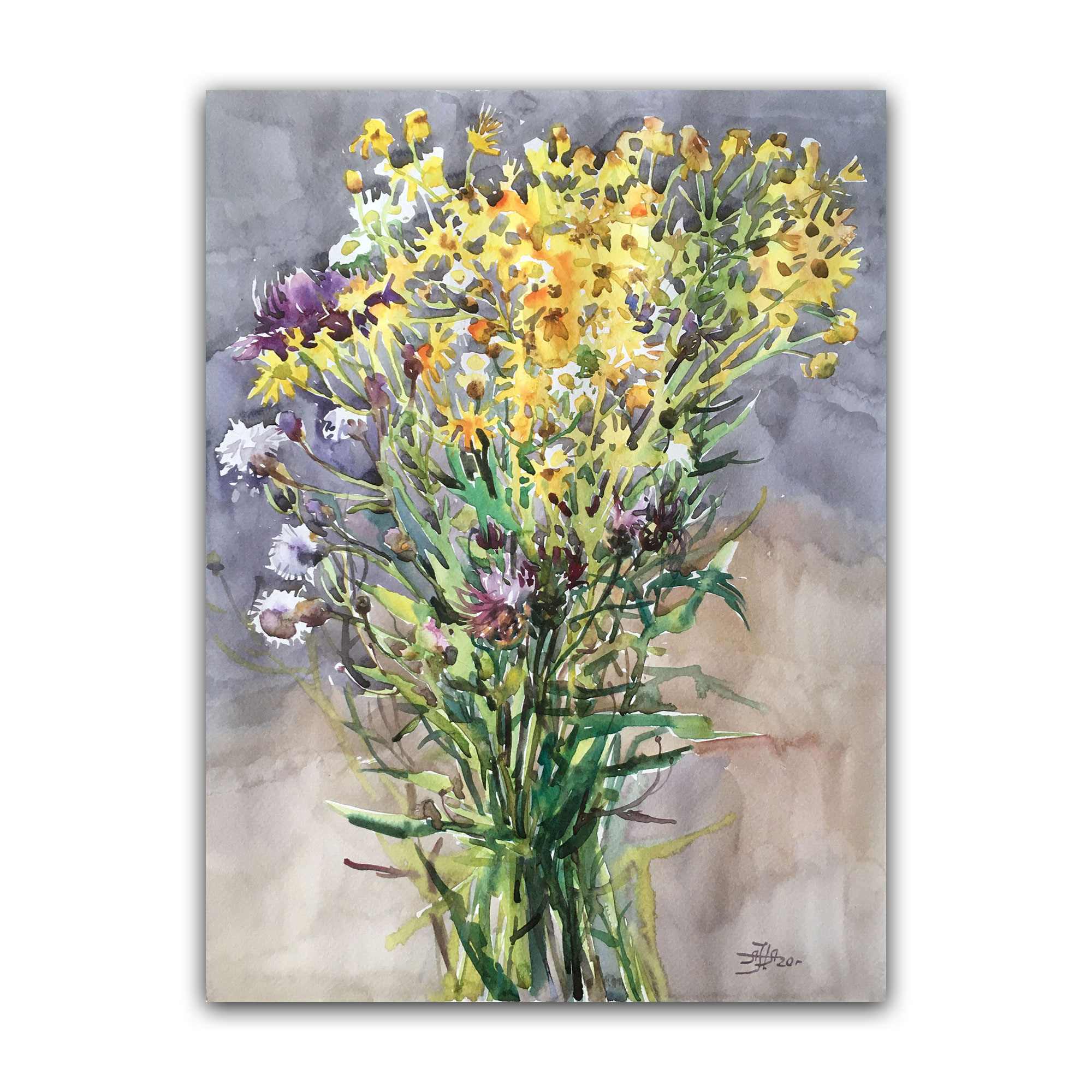 Картина "Полевые жёлтые"