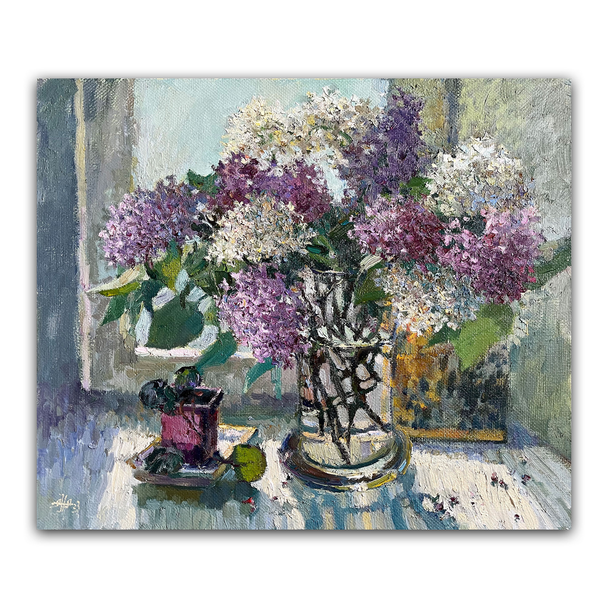 Картина "Сирень и солнце"