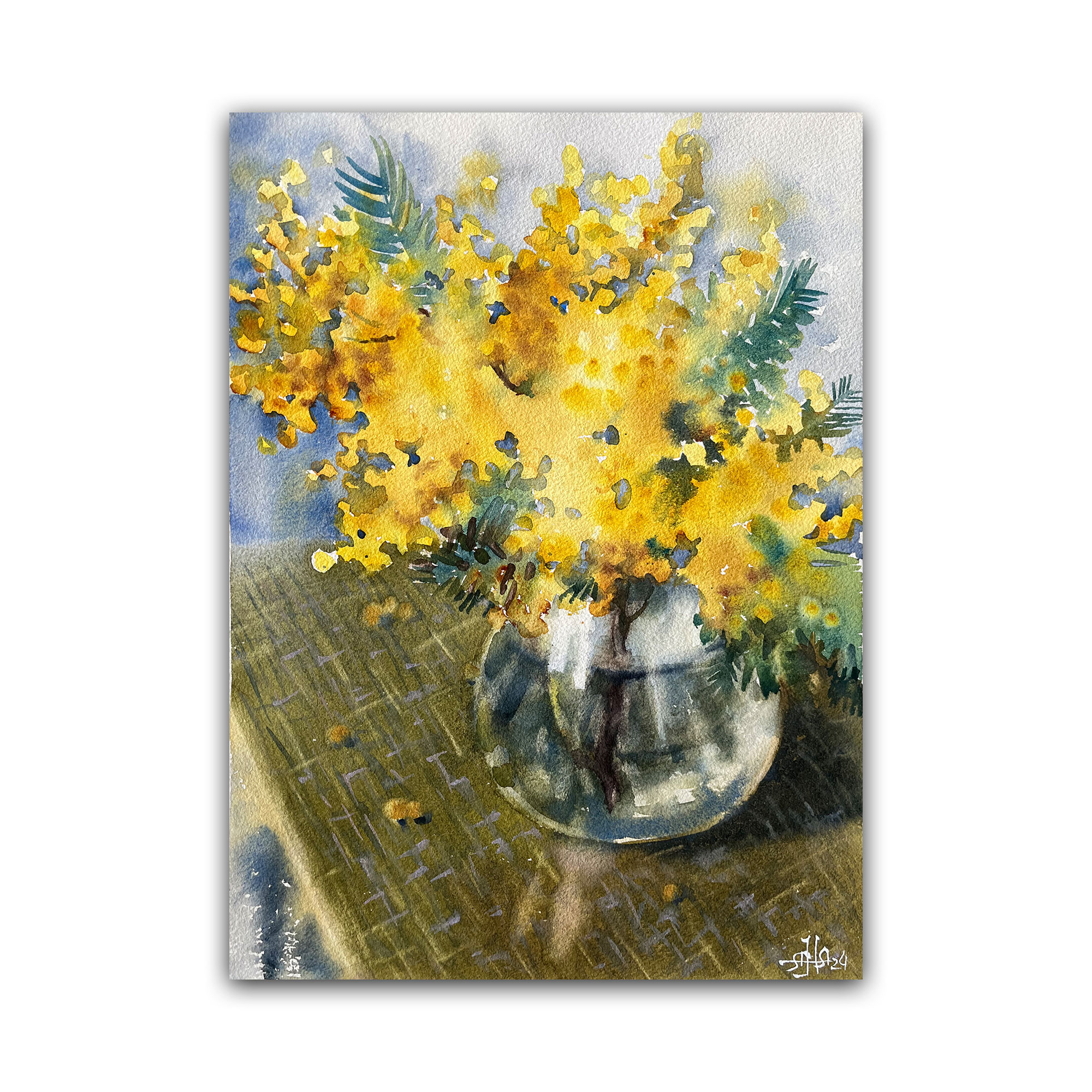 Картина "Мимозы 3"