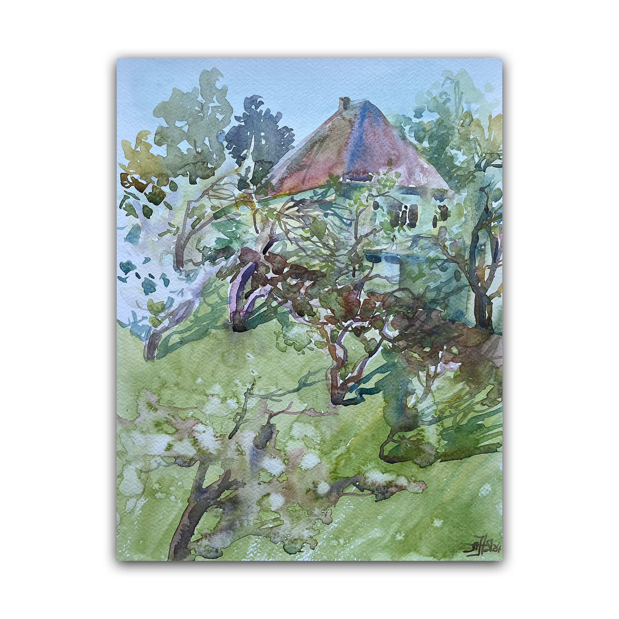 Картина "Сад цветёт"