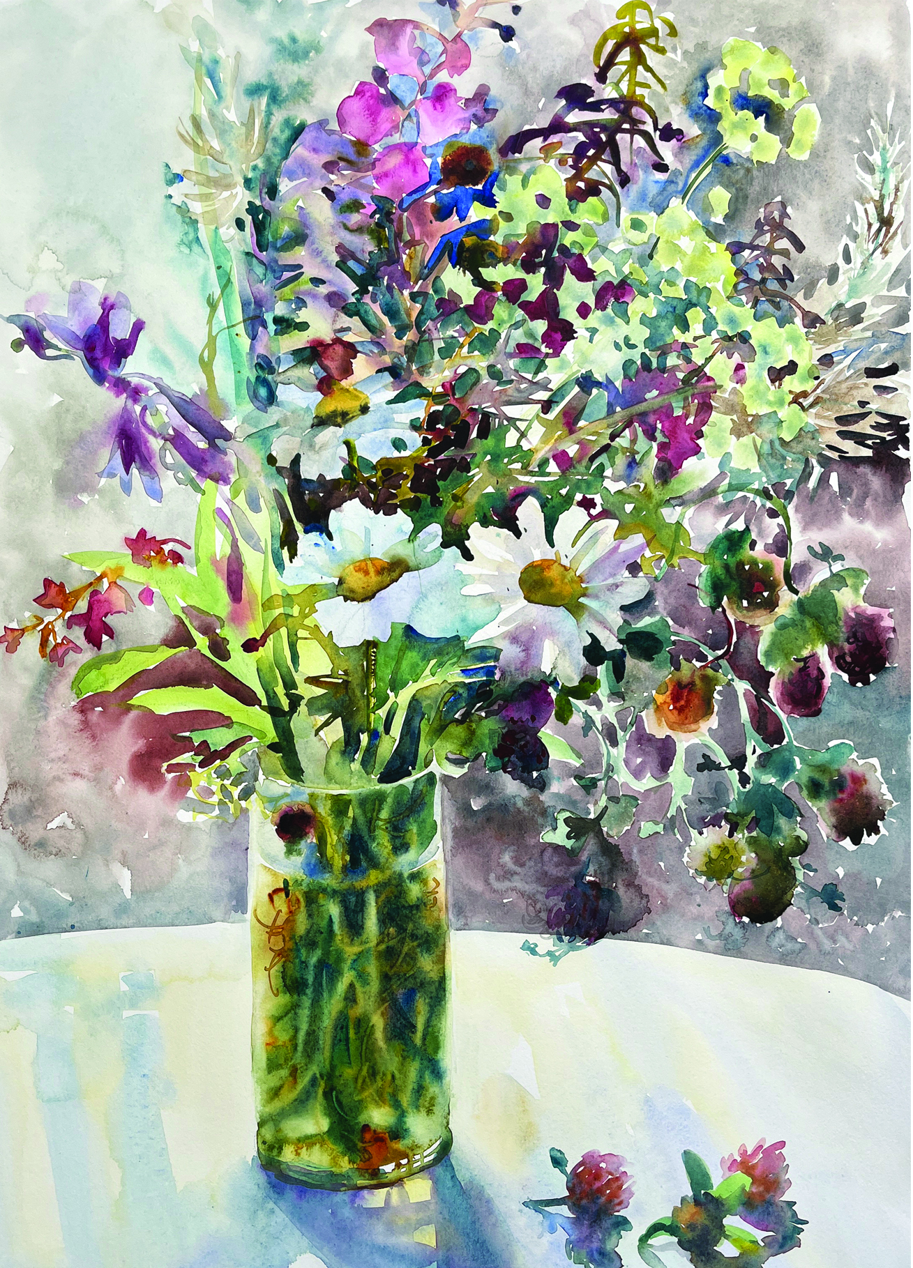 Открытка "Полевые цветы"