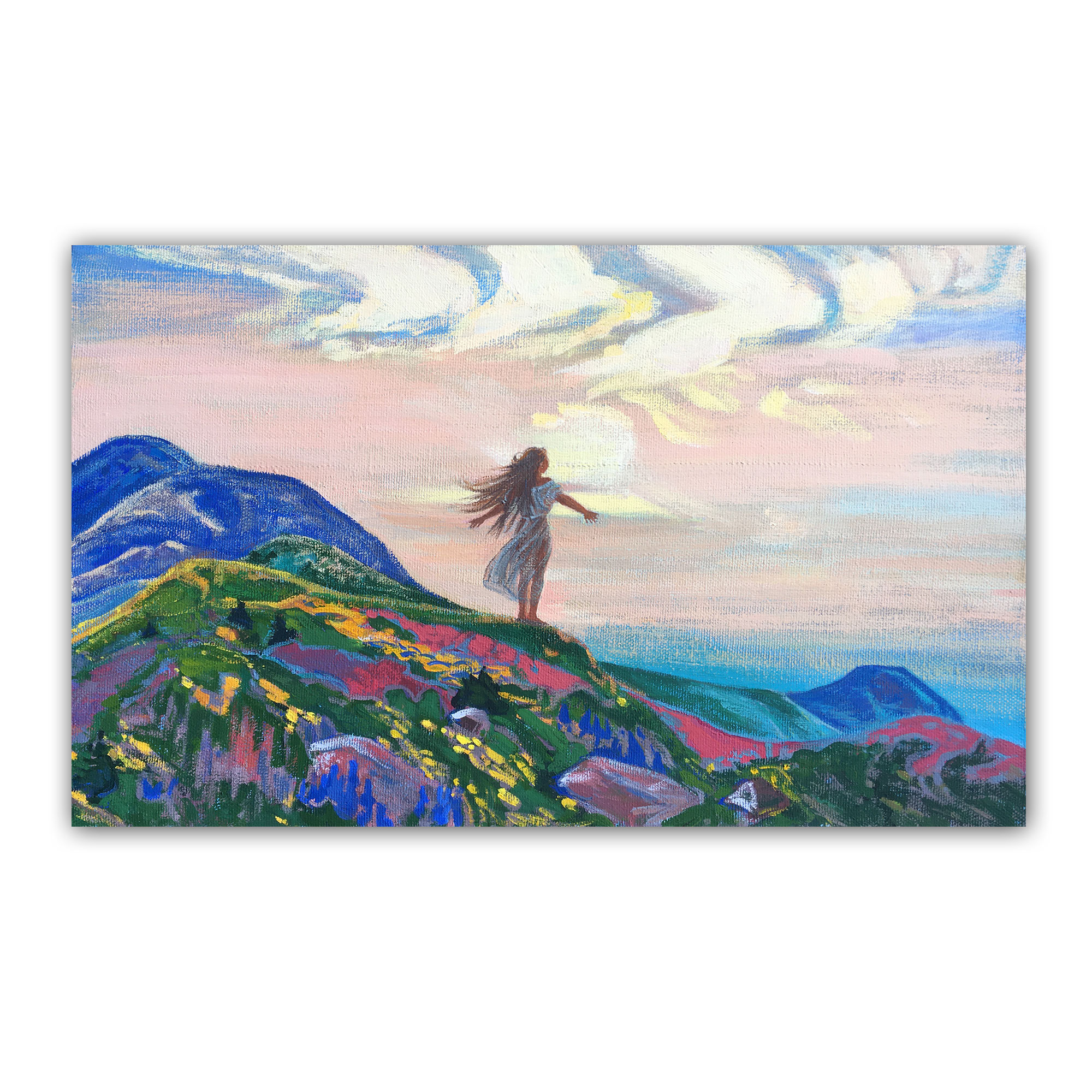 Картина омаж Н.Рерих "Целитель"