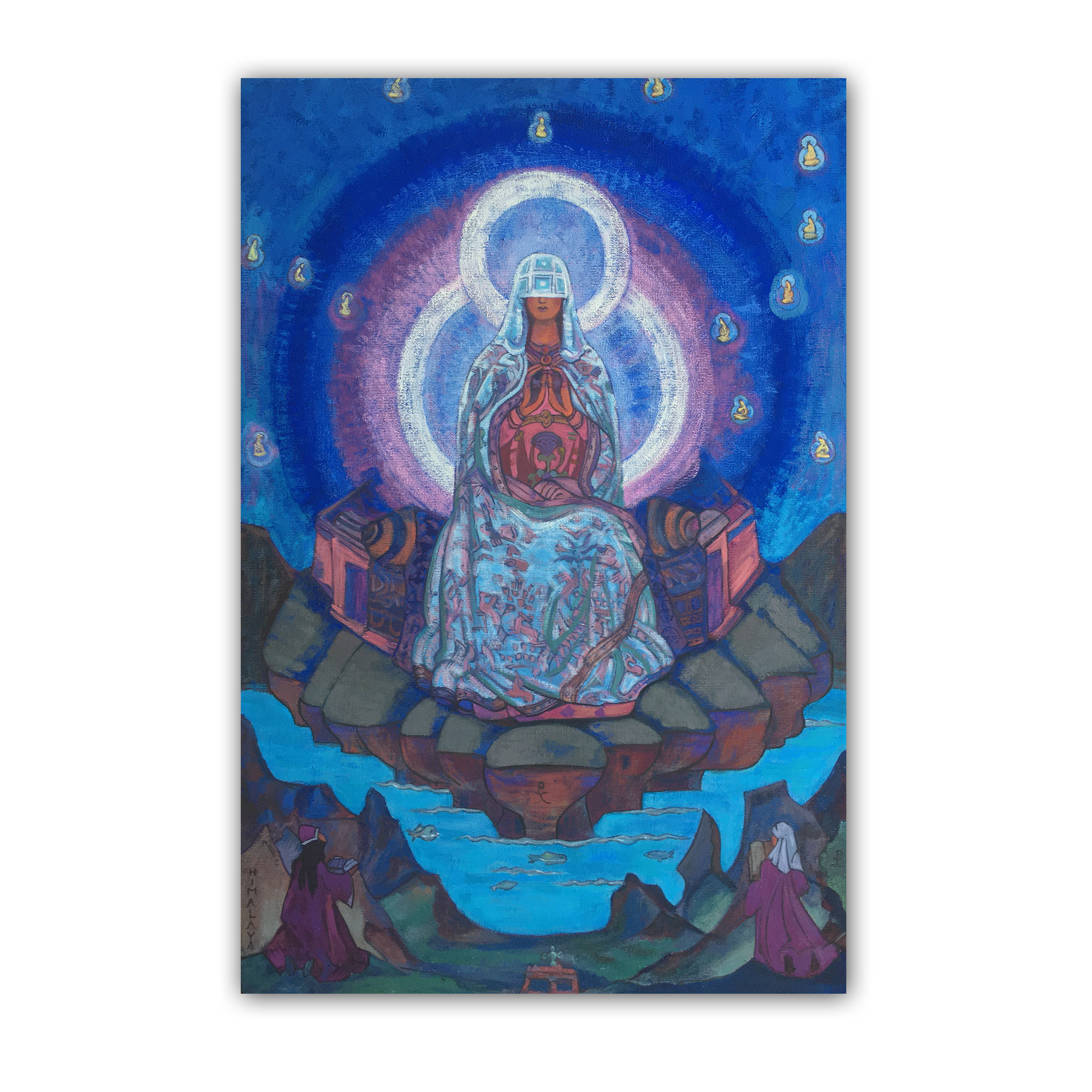Картина копия Н.Рерих "Матерь Мира"