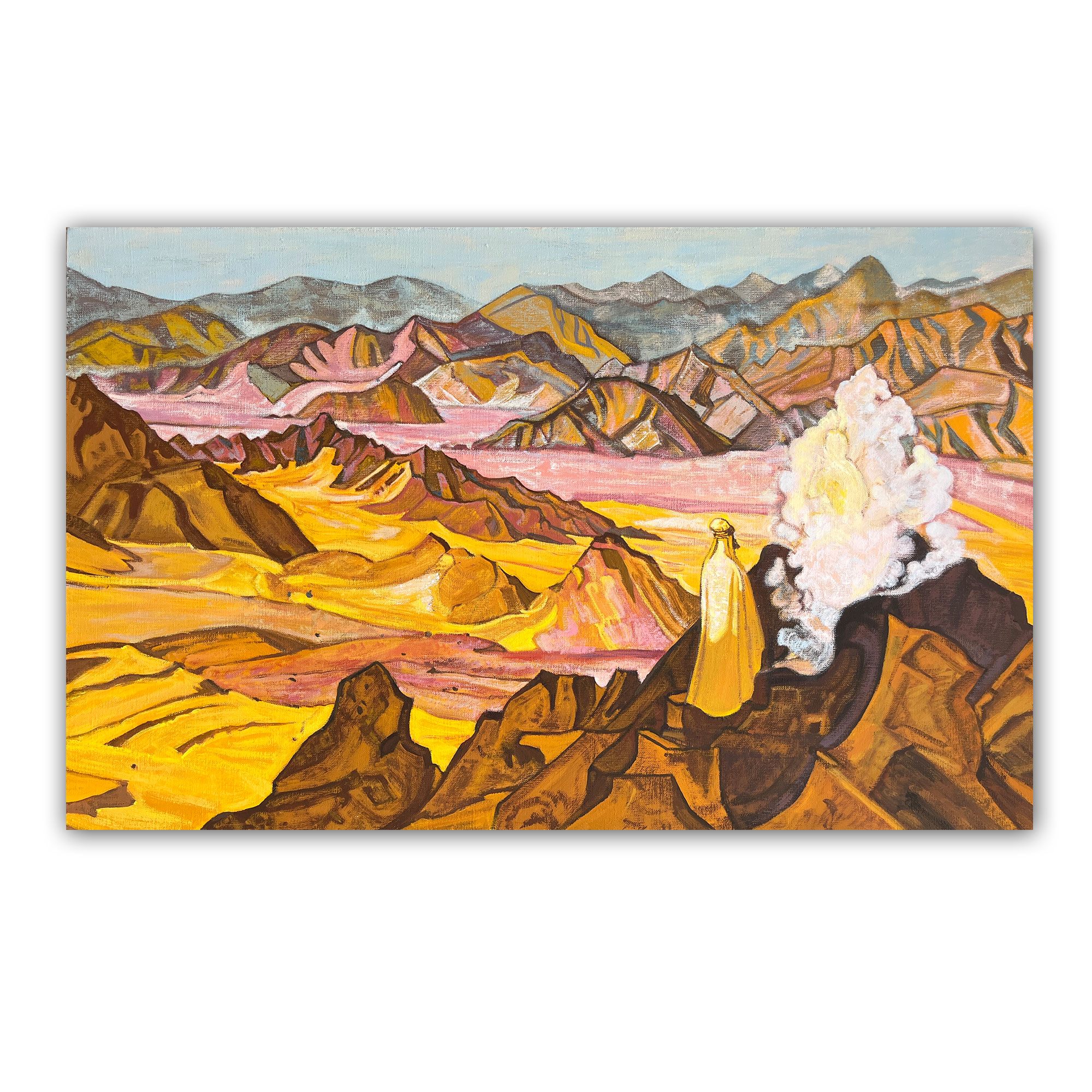 Картина копия Н.Рерих "Магомет на горе Хира"