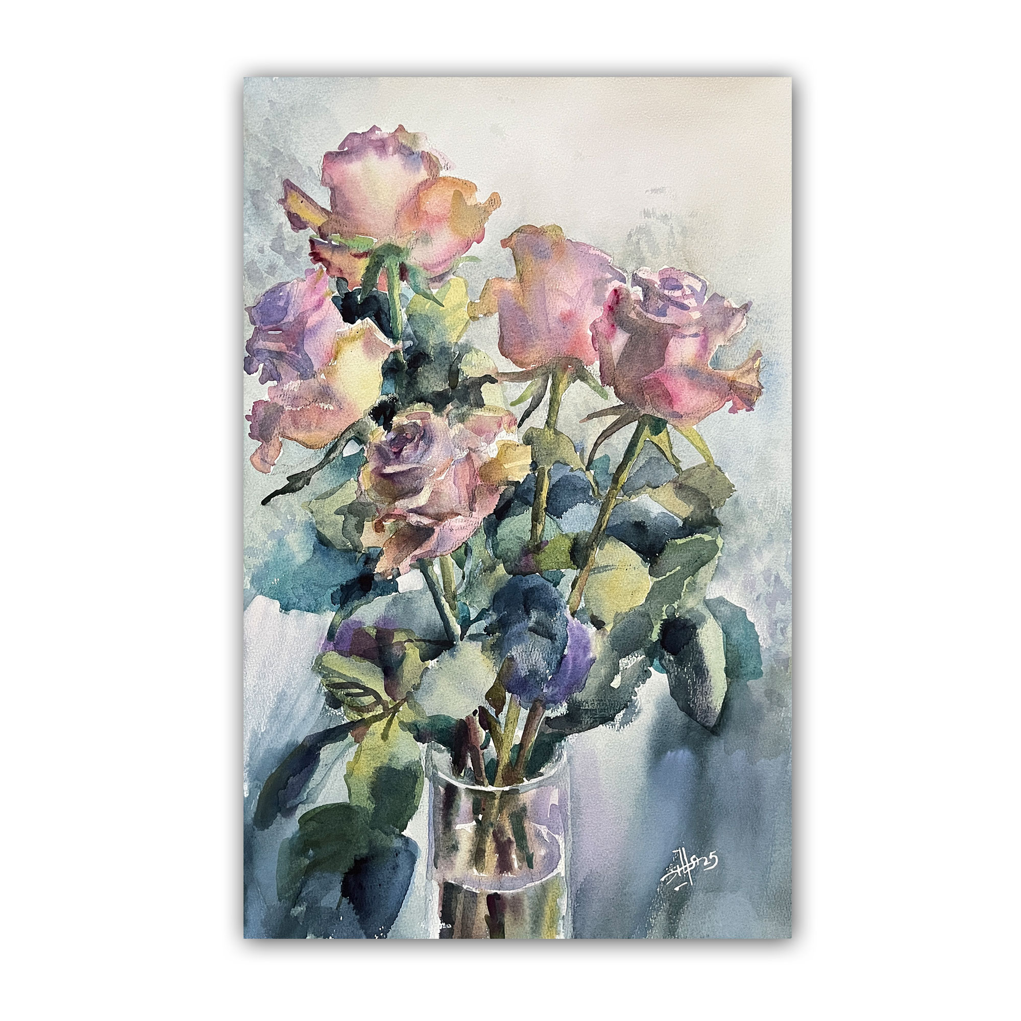 Картина "Розы на 14 февраля"