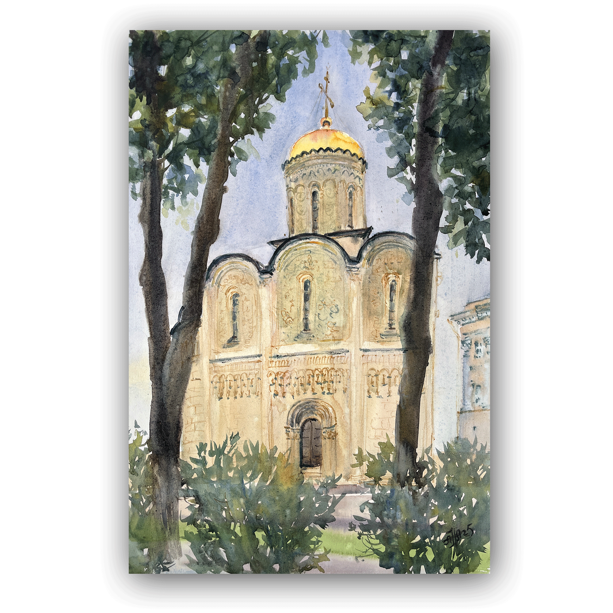 Картина "Дмитриевский собор"