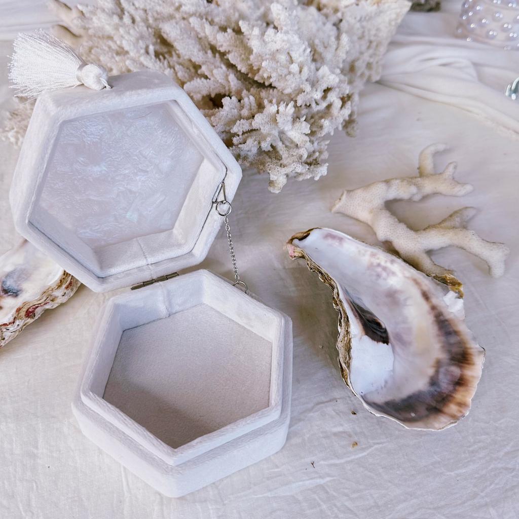ШКАТУЛКА ДЛЯ УКРАШЕНИЙ "SEASHELL"  БЕЛАЯ