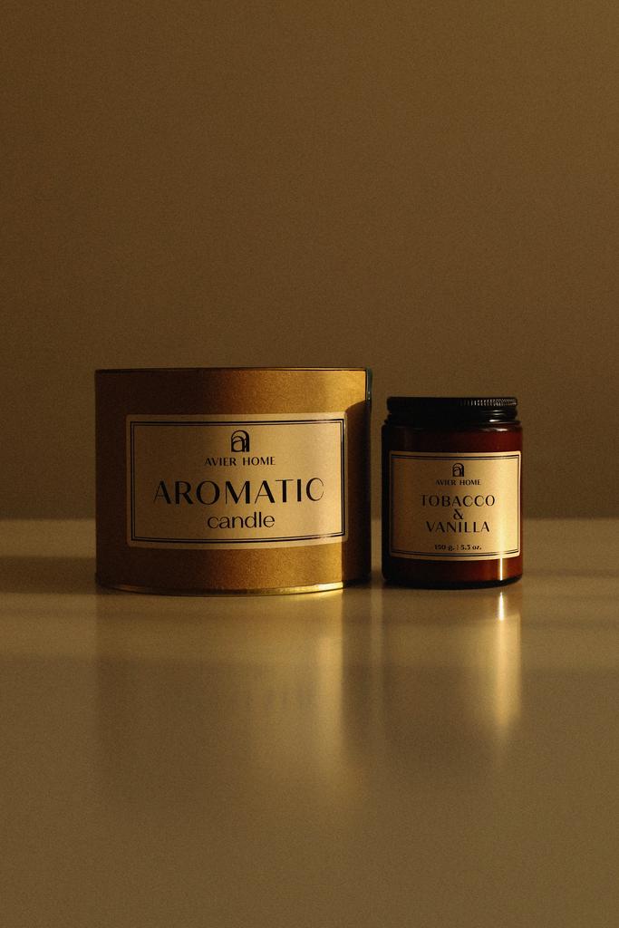 Свеча ароматическая | TOBACCO & VANILLA | 150 гр.