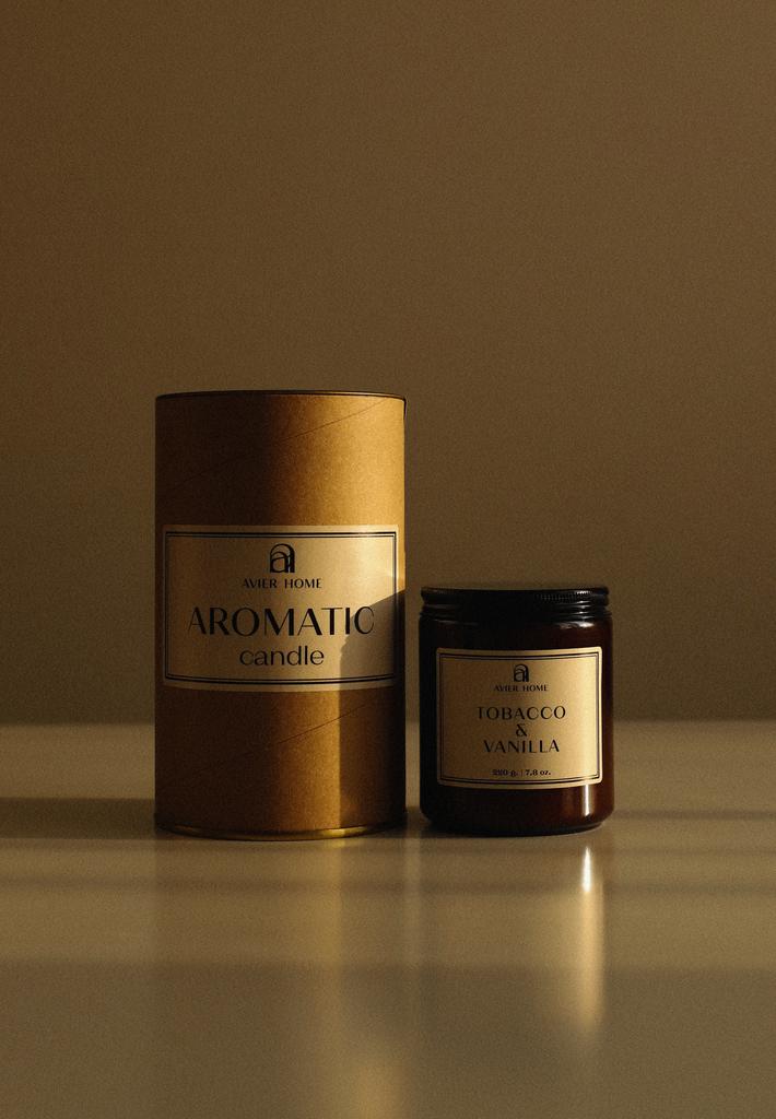 Свеча ароматическая | TOBACCO & VANILLA | 220 гр.