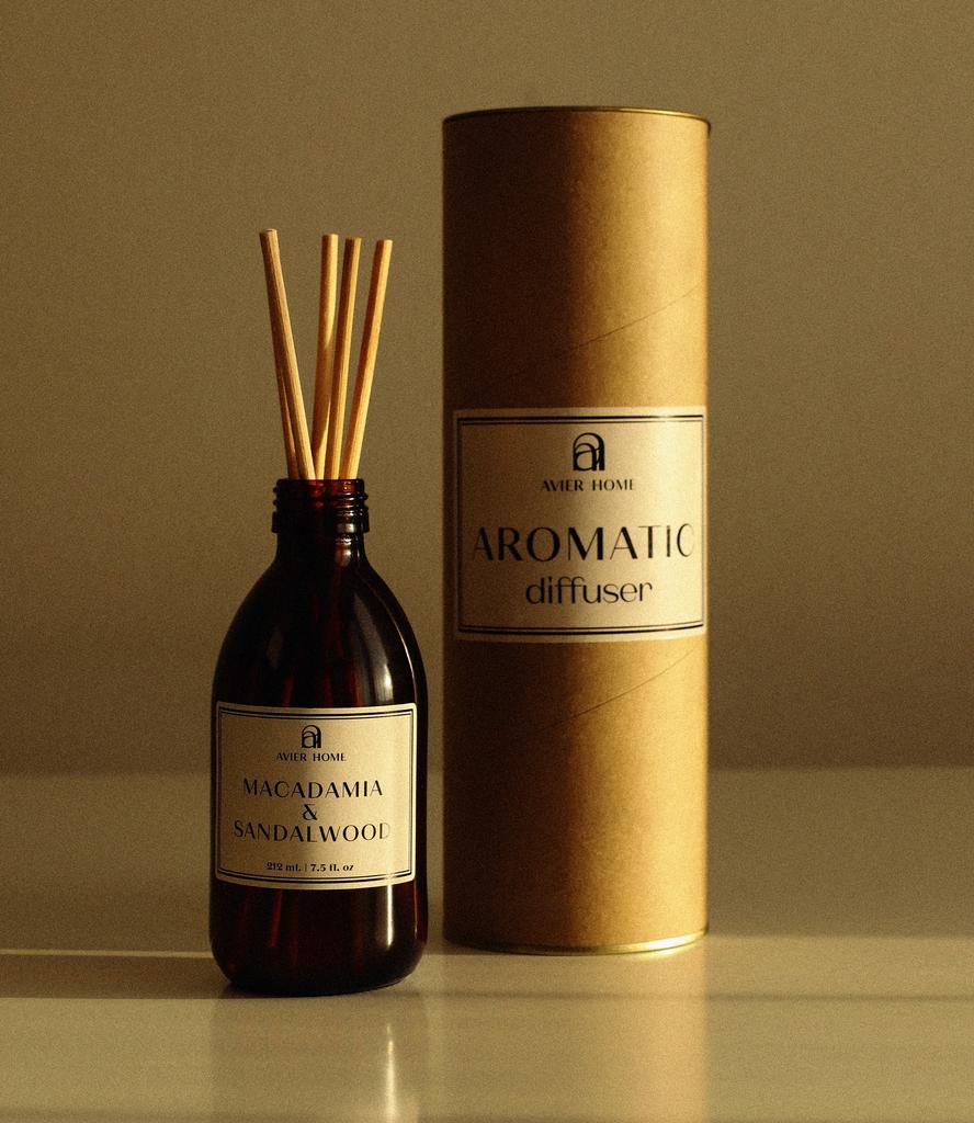 Диффузор ароматический | MACADAMIA & SANDALWOOD | 212 мл.