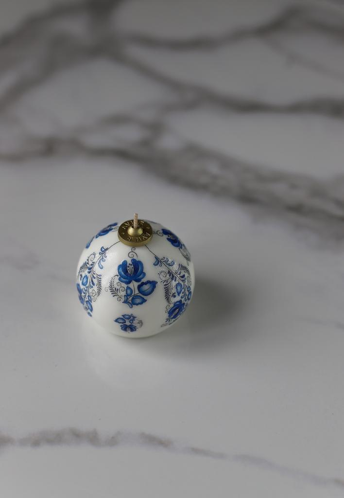 Декоративная свеча  | CERAMIC CANDLES  х  GZHEL | 100 гр.