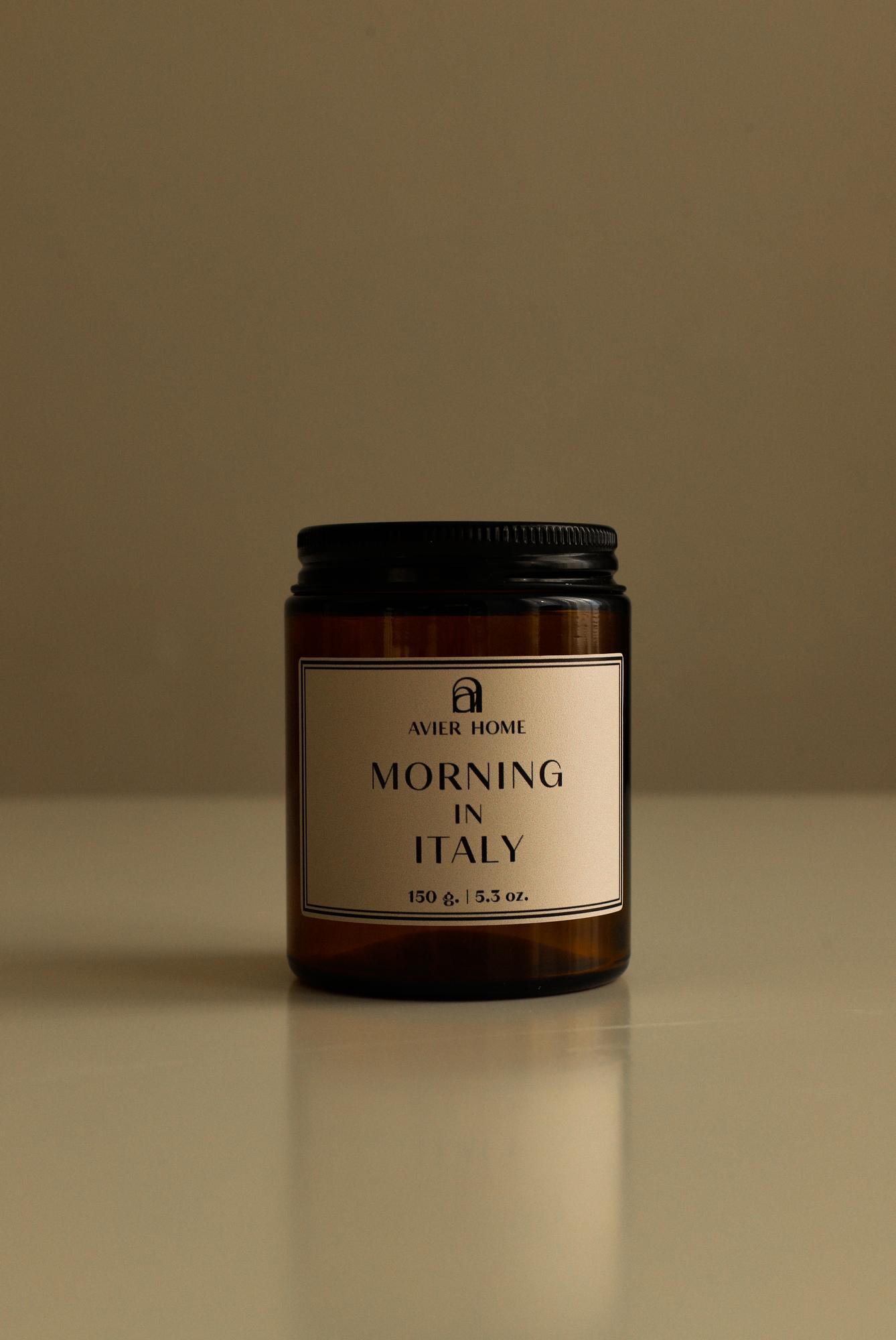 Свеча ароматическая | MORNING IN ITALY | 150 гр.