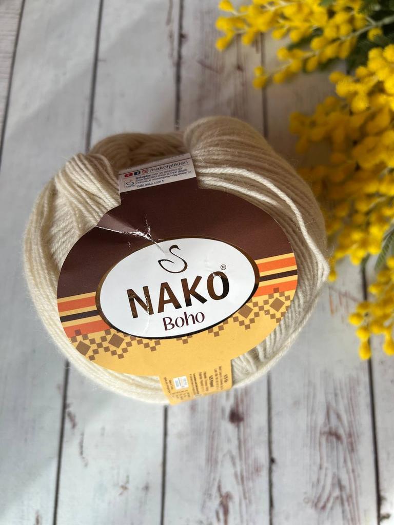 Boho цвет 12534 слоновая кость